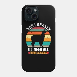 alpaca lover Phone Case