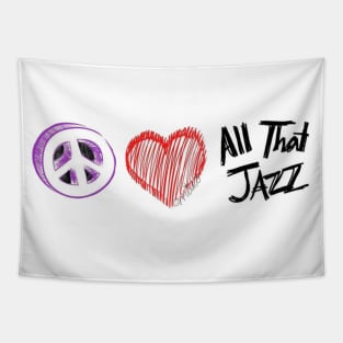 Peace, Love and All That Jazz Tapestry