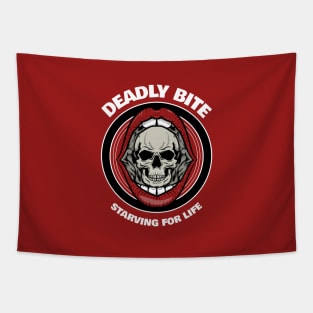 Deadly Bite Starving For Life Tapestry