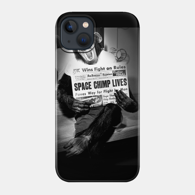 Ham the NASA Astrochimp! - Space Monkey Astronaut - Phone Case