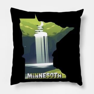 Minnesota state design / Minnesota lover / Minnesota gift idea / Minnesota butter gift /Minnesota lakes home state Pillow