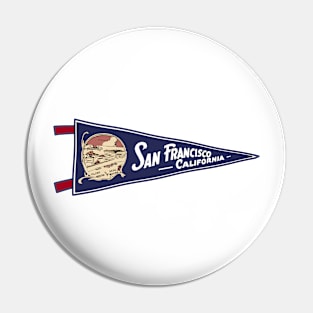 San Francisco Pennant Pin