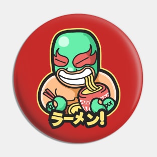 Luchador Ramen Pin