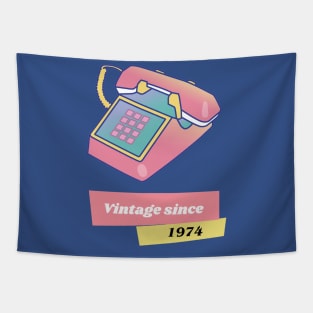 Vintage since 1974 Tapestry