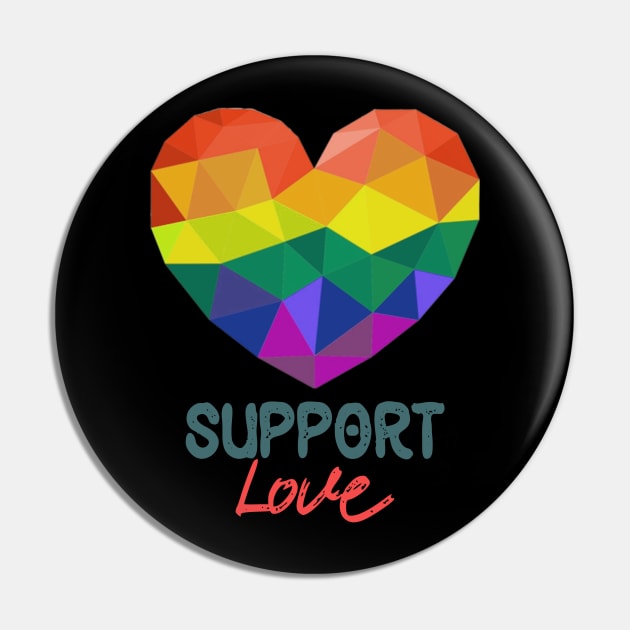 Lgbt Heart Pin by reunitedbummer160