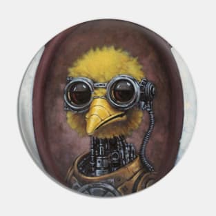 Cyborg Bird | Bird Future | Muppet Robot | Robot Birds | Bird Machine Pin