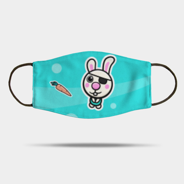 Bunny And Carrots Cute Game Character Piggy Roblox Mask Teepublic - roblox piggy bunny mask