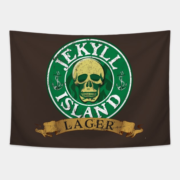 Jekyll Island Lager Tapestry by MindsparkCreative