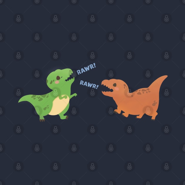 Cute Dinosaurs Rawr! by awesomesaucebysandy