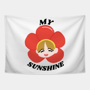 BTS Jhope Hobi Sunshine Chibi Fanart Tapestry