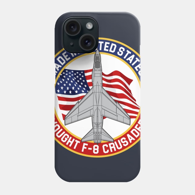 Vought F-8 Crusader Phone Case by MBK