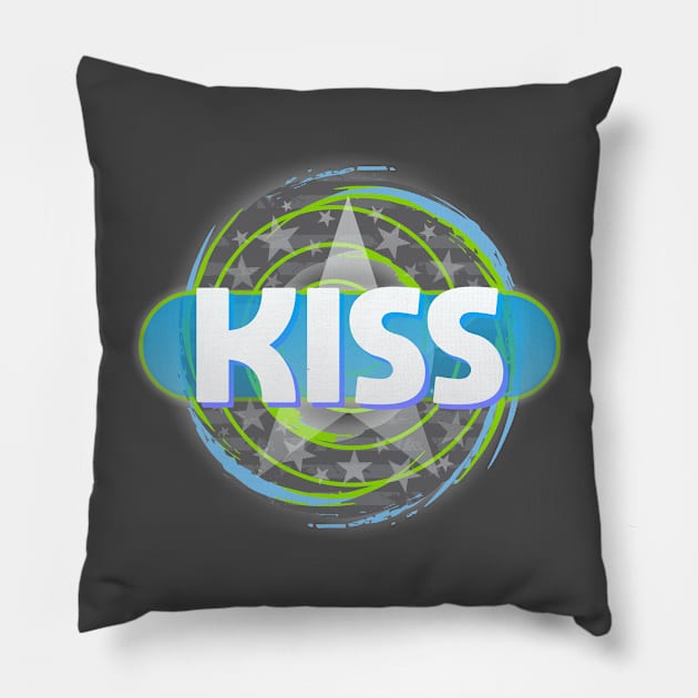 Kiss Pillow by Dale Preston Design