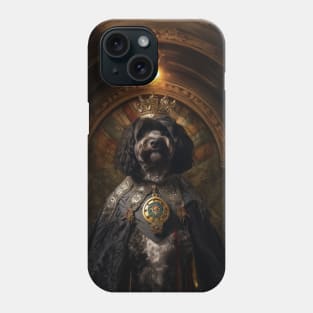 Stately Portuguese Water Dog - Medieval Portuguese King Phone Case