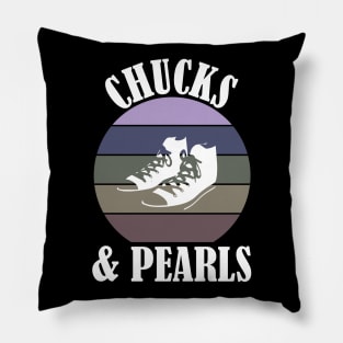 Chucks and Pearls Pillow