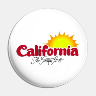 California the Golden State Pin