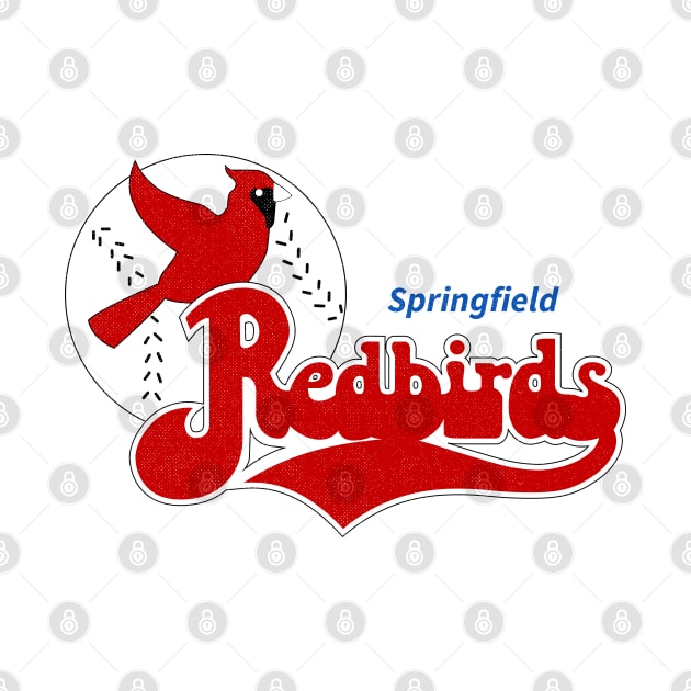 Retro Springfield Redbirds Baseball 1987 by LocalZonly