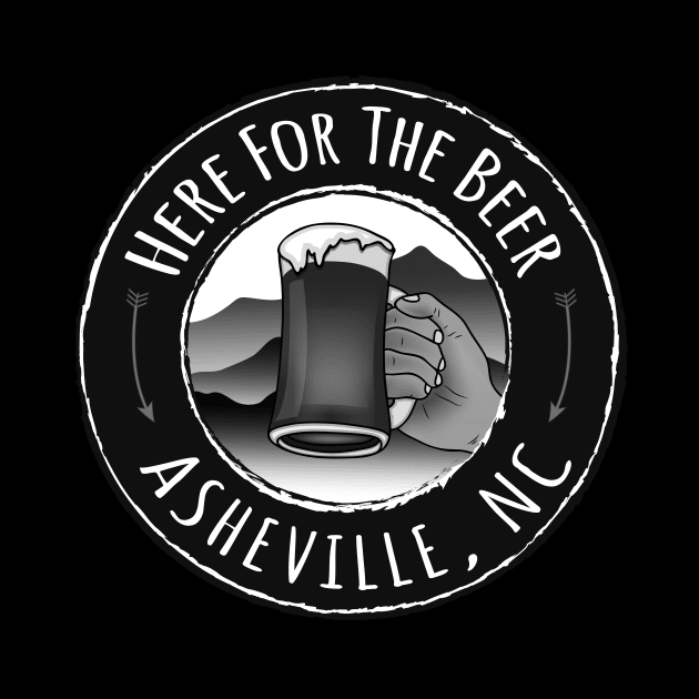 Asheville Beer - BW 06 by AVL Merch