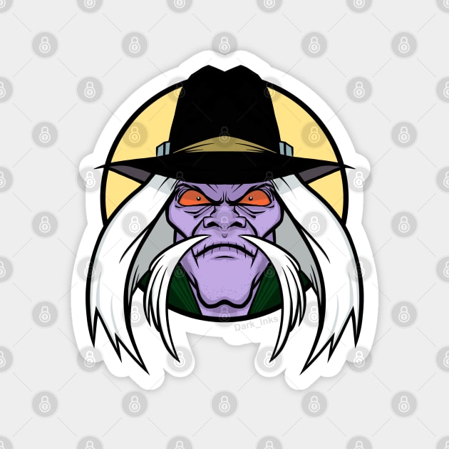 Bravestarr's Tex Hex Magnet by Dark_Inks