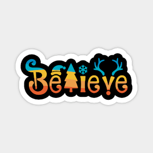 Believe Christmas Magnet