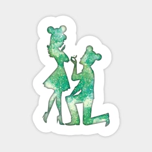 Happily Ever After-Green Magnet