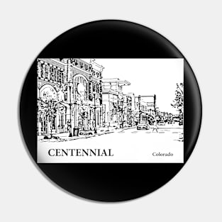 Centennial Colorado Pin