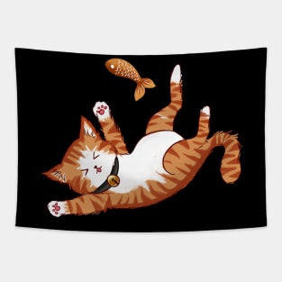 Ginger Cat Tapestry