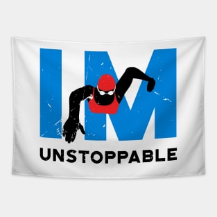 Womens swimming IM unstoppable Tapestry