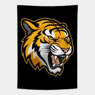 Tiger Mascot Tapestry