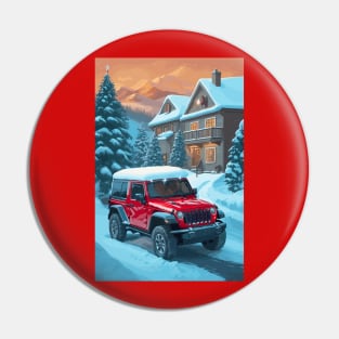 Christmas 4x4 poster Pin