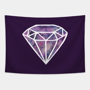 Galaxy Diamond | Purple + Pink Diamond | Watercolor Galaxy Diamond Tapestry