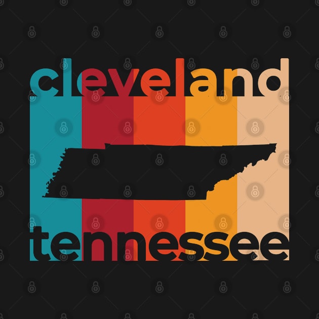 Cleveland Tennessee Retro by easytees