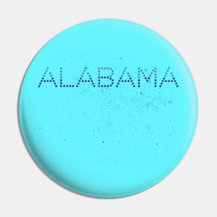 Vintage Blue Alabama Traveler Pin