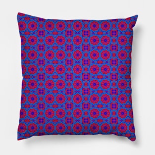 Ultra Bright Floral Pattern Pillow