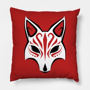 Kitsune Mask v2 Pillow