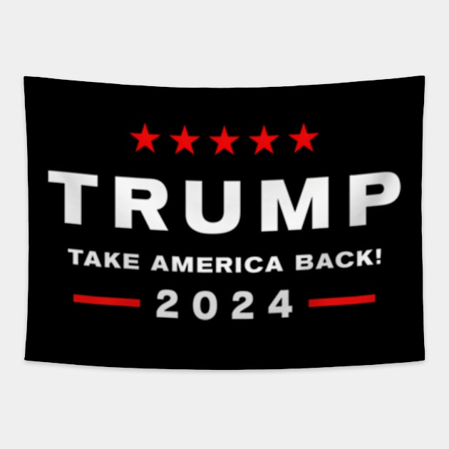 Donald Trump 2024 Take America Back Election - The Return Tapestry by lam-san-dan