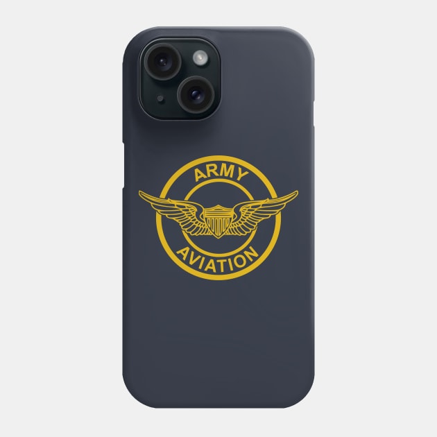 Army Aviator Wings Patch Phone Case by TCP