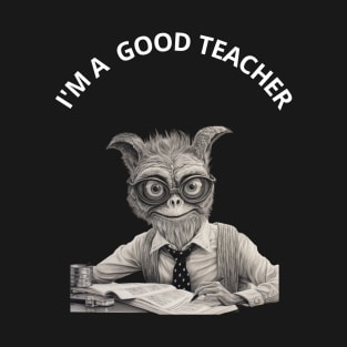 Funny Teacher Gift.  I'M A  GOOD TEACHER T-Shirt