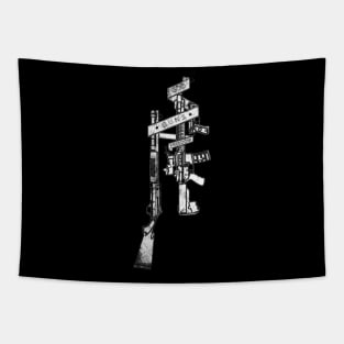 God Guns Freedom Tapestry