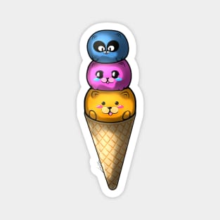 Cute Ice Cream Magnet