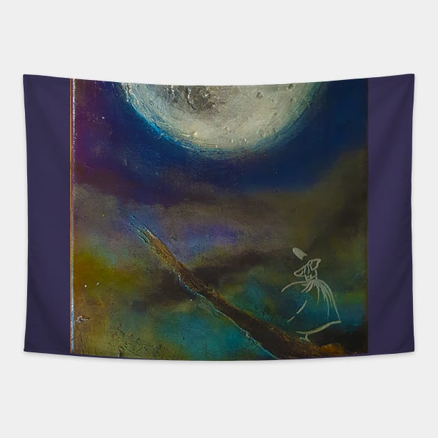 Waw-Whirling Dervishes – Rumi - 1 Tapestry by Fitra Design