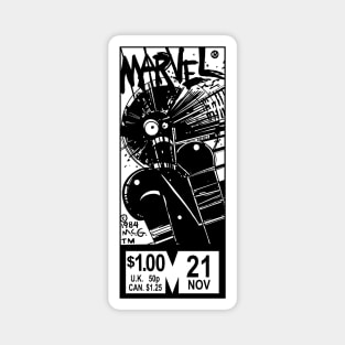 Warlock (Black & White) Magnet