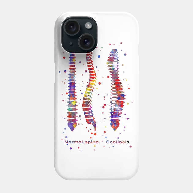 Spine Phone Case by RosaliArt