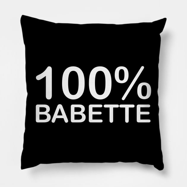 Babette name grandfather wall clocks for living room decor. Pillow by BlackCricketdesign