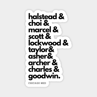 *NEW* Chicago Med Squad Goals Magnet