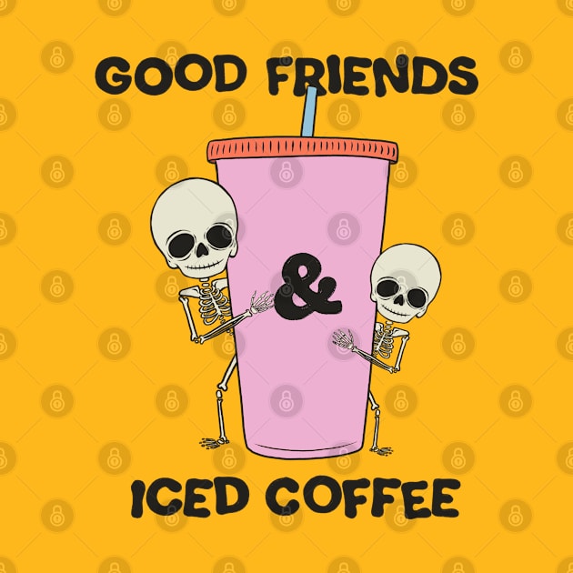 Good Friends & Iced Coffee by cecececececelia