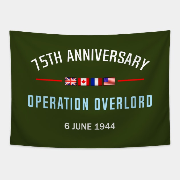 D Day Operation Overlord Tapestry by SeattleDesignCompany