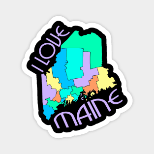 USA state: Maine Magnet