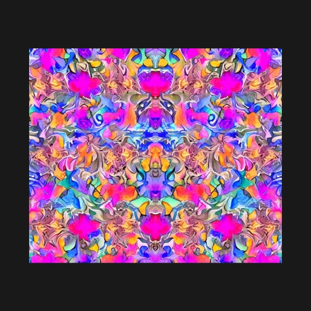 Pink Aesthetic Abstract Psychedelic Pattern 3 by BubbleMench