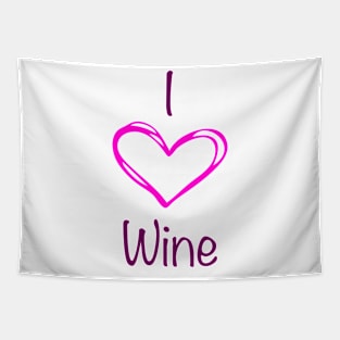 I Love Wine - Light Tapestry