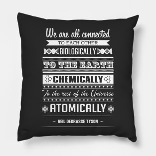 We Are All Connected [White] Pillow